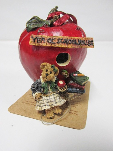 654455Miss Wise...School Days\"<br>Boyds Mini Birdhouse Ornament<BR>(Click on picture for FULL details)<br>